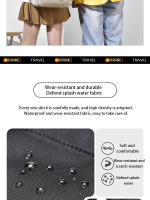 Mochila Oxford multicapa impermeable y elegante, mochila de gran capacidad para estudiantes, viaje Simple, fuera de la ciudad - details 5