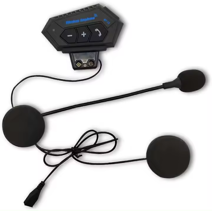 Bluetooth Headset Helmet, Intercomunicador del casco de la motorteta BT12, Sistema de Comunicación del casco - 1