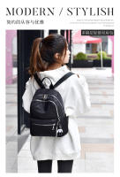 Nueva Moda Bolso De Hombro Doble Casual Para Mujer Bolsa De Escuela De Gran Capacidad Con Patrón Oscuro Material De Tela Oxford - details 0