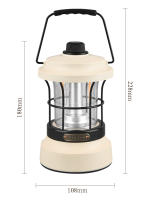 Lámpara Retro Portátil Para Camping USB Recargable Luz De Viaje Vintage Iluminación Exterior Equipamiento De CampingLinterna - details 16