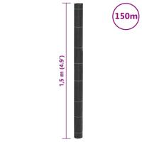 vidaXL Membrana para malezas PP negra 1,5x150 m - details 7