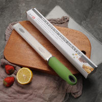 Rallador De Acero Inoxidable Con Mango Antideslizante Ecológico Para Queso Chocolate Limón Ajo Frutas Utensilio De Cocina - details 8