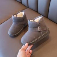 Botas De Nieve Para Niños Y Niñas Marrón Gris Rosa Y Rosa Suaves Y Gruesas Para Invierno Zapatos Planos De Algodón Para Niños - details 26