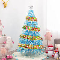 Guirnalda De Navidad 5M Tinsel Brillante Con Cinta Coloreada Decoración De Interior Para Árbol De Navidad Fiesta De Año Nuevo Y Bodas - details 9