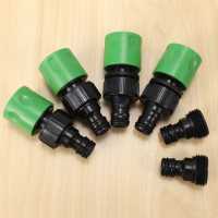 Accesorios de manguera de agua de liberación de conexión rápida para jardín, conectores de plástico, macho y hembra, 3/4 pulgadas, 10 piezas - details 6