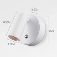 Lámpara De Pared LED Ajustable Y Rotable Con 3 Niveles De Brillo Y 3 Modos De Color Luz Nocturna Iluminación Indirecta Para Cocina Comedor Dormitorio Estudio - details 9
