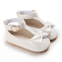 Zapatos De Princesa Para Bebé Niña En Lace Blanca Mocasines Con Lazo Y Borde Antideslizante De Goma Primera Calzado Para Caminar - details 56