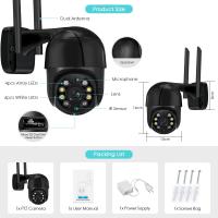 Cámara PTZ IP 5MP WiFi Exterior Con Detección De Humanos Y Audio 1080P Seguridad CCTV Inalámbrica P2P RTSP Zoom Digital 4X - details 1