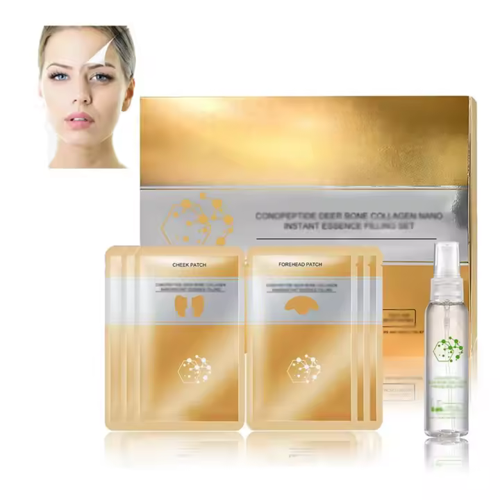 Set de colágeno Instant Skin Essence, hidratación y reafirmación de larga duración, esencia de colágeno para el cuidado de la piel (2 unidades) - 1