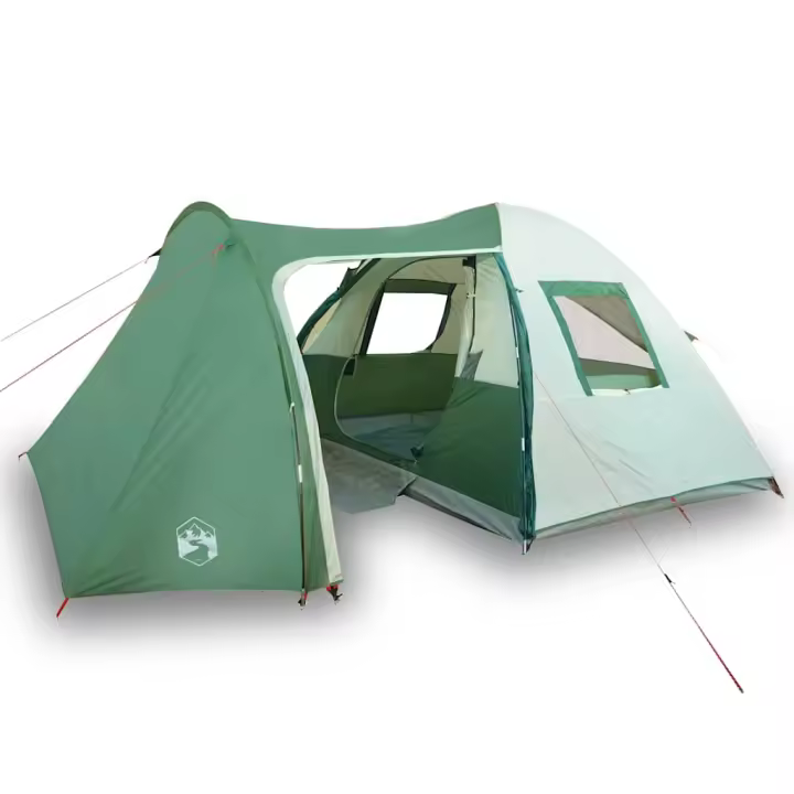 vidaXL Tienda de campaña familiar iglú 6 personas impermeable verde - 1
