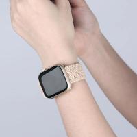 Correa De Pulsera Para Apple Watch Trenzada Solo Loop Elasticidad Nylon 40mm 41mm 44mm 45mm 49mm Compatible Con Series 8 3 SE 6 7 Ultra Para Hombres Mujeres Niños - details 8