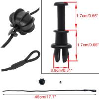 Clip De Cuerda Para Maletero Trasero De Audi A3 8P 8V 2003-2020 Q2 Q3 F3 Q5 8R Soporte De Estante De Paquetes Accesorios De Cuerda De Pivote - details 1