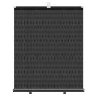Sombra De Ventana Con Ventosa Sin Uñas Cortina De Sombra Para Ventanas Fácil Instalación Para Dormitorio Oficina Baño PVC Negro Blanco - details 5