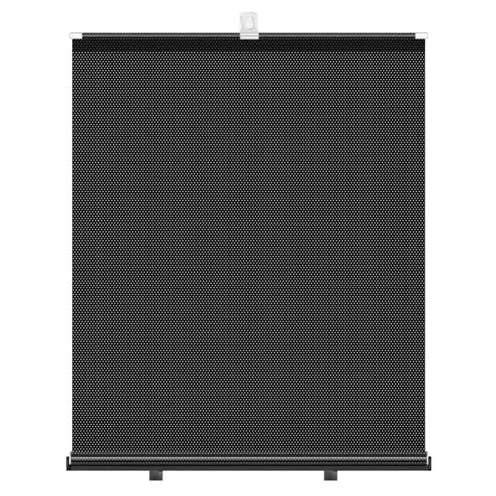 Sombra De Ventana Con Ventosa Sin Uñas Cortina De Sombra Para Ventanas Fácil Instalación Para Dormitorio Oficina Baño PVC Negro Blanco - 1