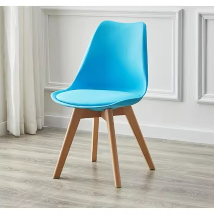 1 Mesa de comedor nórdica de  60cm -80CM redondo para cocina, escritorio de estudio para el hogar,silla tulipán con patas de madera COMEDOR  mesa de centro de madera moderna, mesa Rectangular de oficina y conferencia, 60 70 80CM blanco - 1