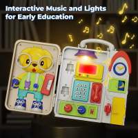 Juguete De Autobús Con Sonido Y Luz Juego De Ocupación Montessori Educativo Musical Para Niños Y Niñas Edad 4-6 Años Material ABS - details 24