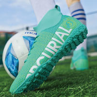 ZHENZU Botas De Fútbol Profesionales Tallas 31-45 Zapatos De Fútbol Para Hombres Y Niños Suela De Futsal Transpirables Y Flexibles Para Campo Duro - details 3