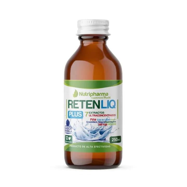RETENLIQ PLUS  | Contra la Retención de Líquidos, Edemas y Piernas Cansadas | Nutripharma Supplements - 1
