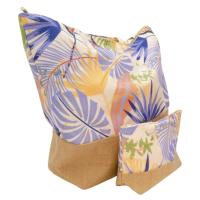 Bolsa de Playa + Neceser 47x15x40 cm Set Bolsa de Playa con Palmeras + Neceser Poliéster con cierre de cremallera ideal para poder llevar a la playa tanto productos grandes como pequeños. - details 2