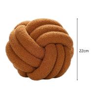 Cojín Decorativo De Veludo De Oveja Tejido a Mano Ultra Suave Para Sofá Y Baño Con Nudo Redondo Accesorio De Compañería Para Adultos - details 0