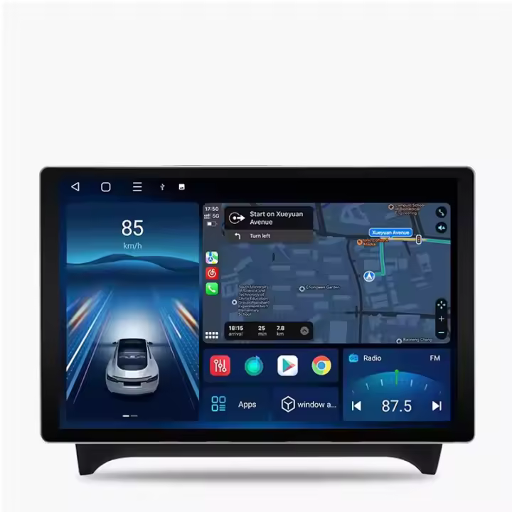 Junsun-reproductor Multimedia X7 MAX para coche Radio con Android, CarPlay inalámbrico voz IA 2K 13.1 pulgadas para Audi TT MK2 8J 2006 2007 2008 2009 2010 2011 2012 2013 2014 - 1