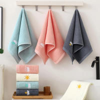 Pack de 4 Toallas de Baño Infantiles Suaves en 4 Colores de Algodón 100% para Niños (25 X 50 Cm, Dibujos Animados Coloridos) - details 3