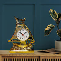 Reloj De Mesa Decorativo Con Figura De Navegación Reloj De Alarma Para Cocina Dormitorio Oficina Sala De Estar Adecuado Para Niños Estilo Retro - details 4