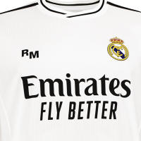 Real Madrid  Valverde, Carvajal, Rodrygo, Arda Güller, Mbappé Camiseta Fútbol Primera Equipación Adulto Bellingham, Vini JR, Sin Dorsal-Temporada 2024/25. réplica Oficial. - details 1