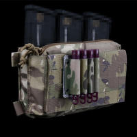 Porta Cargadores De Chemlight Para Cañón 4-Pack Funda De Almacenamiento De Luz Brillante Molle Porta Baterías De Carga De Lámpara Química Negro MC Verde Militar - details 13