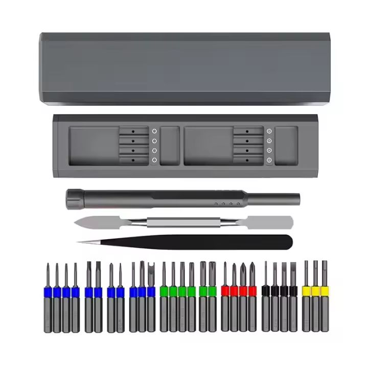Juego De Destornilladores 31 En 1 S2 Con Cambio Rápido Y Magnético Para El Hogar Y Precisión Conjunto Multifuncional De Destornilladores Para Gafas - 1