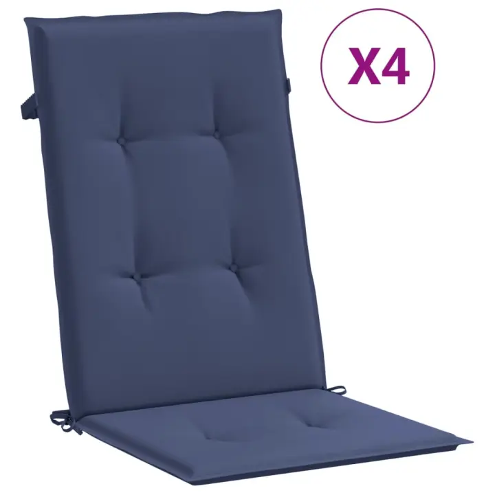 Fundas para Silla con respaldo High 4 UDS Canvas Azul Marine - 1