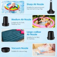 Bomba De Aire Eléctrica,Bomba de Aire 2 en 1 Inflardor y Desinfladora Recargable para Colchon Hinchables, Juguetes Hinchables - details 0
