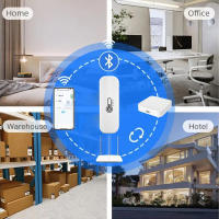 Sensor De Temperatura Y Humedad Bluetooth Mini Compatible Con APP Remota Tuya Termómetro Y Higrómetro Para El Hogar - details 4