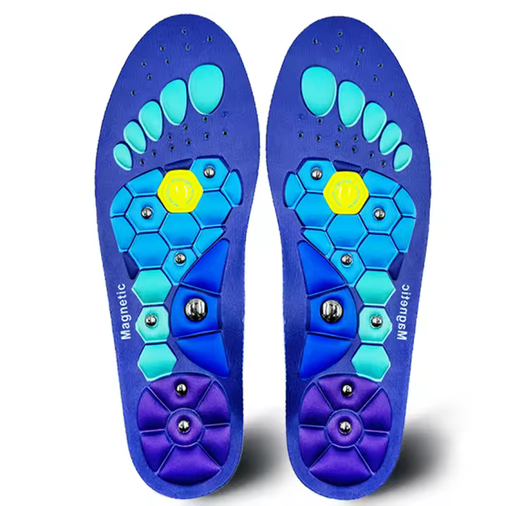 Almohadillas Deportivas De Terapia Magnética Para Zapatos Inodoras Suaves Absorción De Choque Unisex Masaje De Acupuntura De Pie Ortopédicas - 1