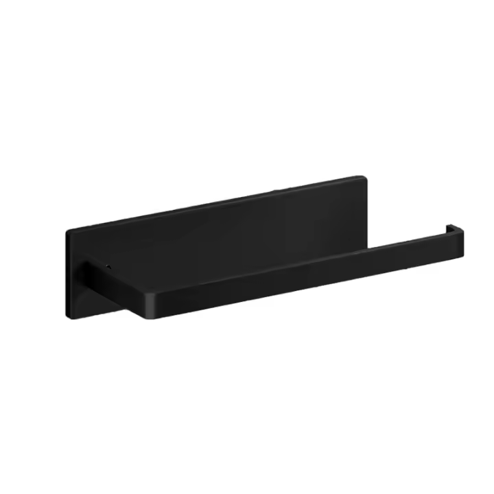 Soporte De Papel De Cocina Y Baño En Acero Inoxidable Autoadhesivo Accesorio De Cocina Y Baño Estilo Fashion Tamaño Compacto - 1