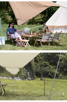 WESTTUNE Soporte De Lámpara Portátil Para Camping 4 Secciones Hecho De Aluminio Desmontable Soporte Plegable Para Luz Exterior - details 6
