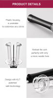 Abrevidor De Botellas De Vino Automático Eco-amigable Plástico Herramientas De Vino Con Aluminio Resistente Para Cocina Y Uso Doméstico - details 7