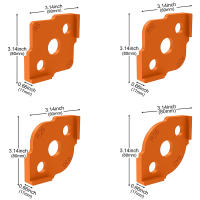 Plantillas De Radio Para Router De Madera Juego De Herramientas Para Trabajar La Madera ABS De Alta Dureza Herramienta Combinada Para Milímetros - details 3