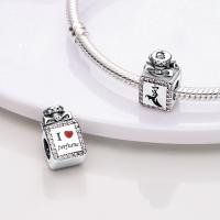 Perlas De Perfume Para Mujer Plata Esmaltada Colgante De Zapatos Altos Y Lápiz Labial Para Pulsera DIY Joyería - details 25