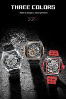 Reloj Mecánico Para Hombre LIGE Diseño Skeleton Acero Inoxidable Cristal De Zafiro Resistente Al Agua Con Display Sin Números Corona a Prueba De Agua - details 15