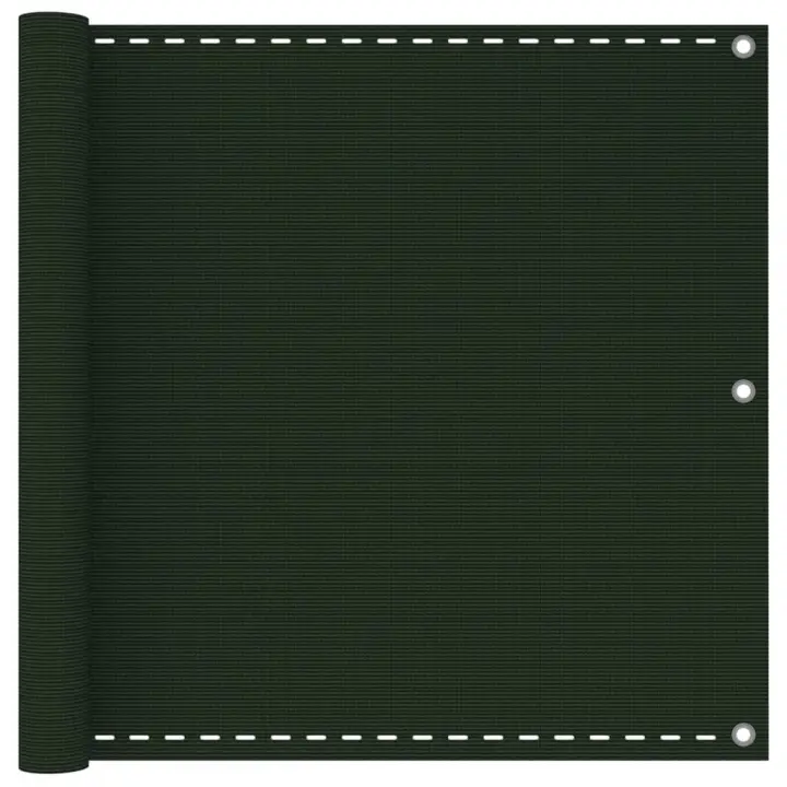 Toldo para Balcón HDPE verde oscuro 90x500 cm - 1