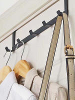 Organizador De Ropa Y Sombreros Metálico Con 5 Ganchos Para Puerta Hogar Adecuado Para Baño Y Dormitorio Colgador De Ropa Y Sombreros - details 0