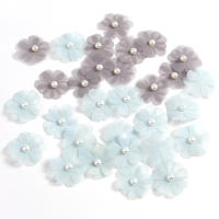 10/30/50Pcs Flores Artificiales Rosa Para DIY Vestido De Novia Decoración De Casa Boda Cumpleaños Regalo De Pasteles Accesorios - details 5