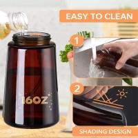 Botella De Espuma Para Cocinar 470ml 2 En 1 Dispensador De Aceite Para Air Fryer BBQ Con Etiquetas De Decoración Eco-amigable Herramienta De Condimentos Para Cocina - details 2