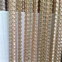 Cortina De Cristal De Lujo Con Línea De Flash Y Borlas Cadena De Tules Divisor De Puerta Para Ventana Decoración Del Hogar Moderno 100% Poliéster - details 1