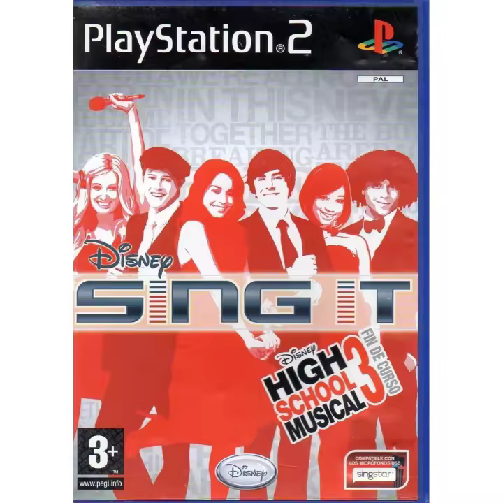 Disney Sing It: High School Musical 3 FIN DE CURSO (PS2) (NUEVO) - 1