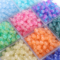 Alrededor De 30 Piezas De Cuentas De Imitación De Jade De Vidrio, Cuentas De Manzana, Cuentas Redondas Para La Creación De Joyas DIY Accesorios Para Collares Hechos a Mano Cuentas Sueltas - details 0