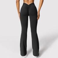 Leggings De Yoga Para Mujer Fitness Running Gimnasio Deportes Pantalones Completo Elasticidad Algodón Poliéster Cierre Elástico - details 13