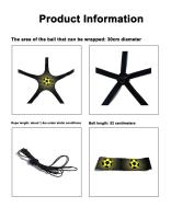 Cinturón Ajustable De Cuero Para Entrenamiento De Fútbol Para Niños Equipo De Control De Bola Y Tiro Solo Correa Elástica Para Practicar Fútbol - details 3