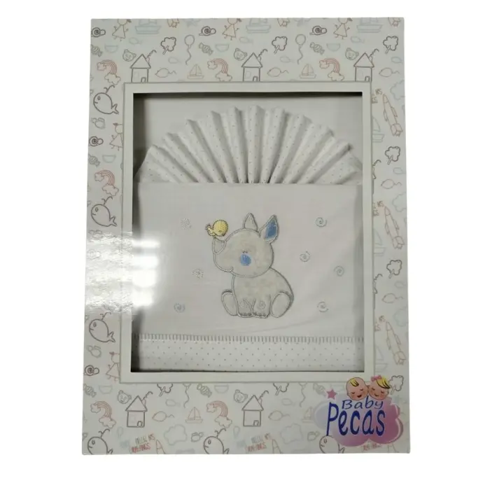 Coche🍼✨ Juegos de Sábanas 100% Algodón para Coche-Modelo Rino- Fondo Blanco– Suavidad y Confort para tu Bebé  Mommata✨🛏️ - 1
